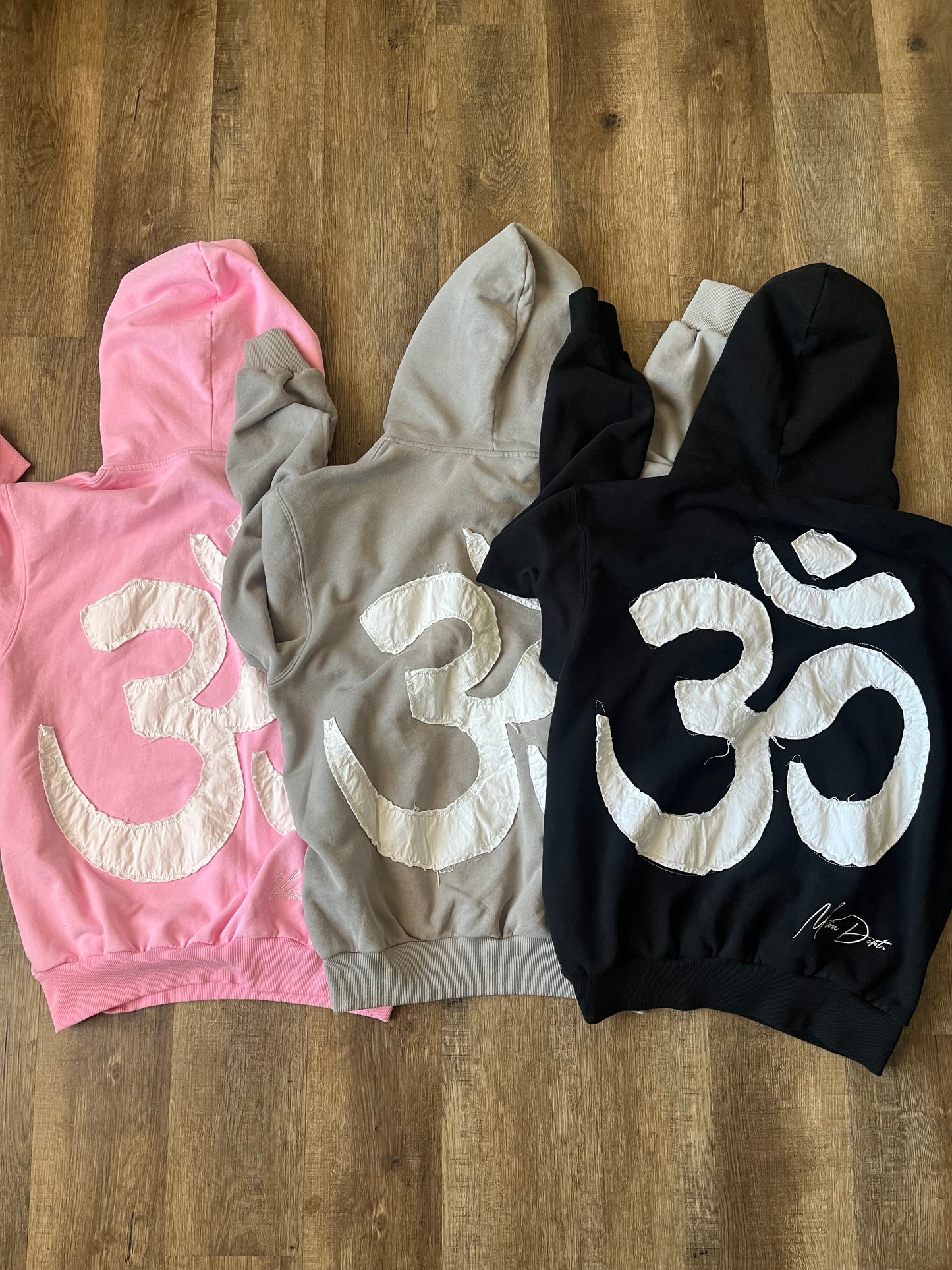 Distressed "Aum" Hoodie